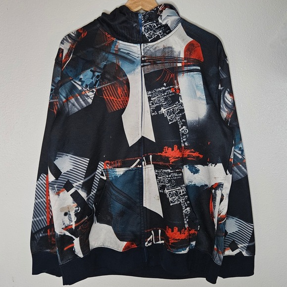 Oakley Other - Oakley Graphic‎ Abstract Art Print Full Zip Hoodie